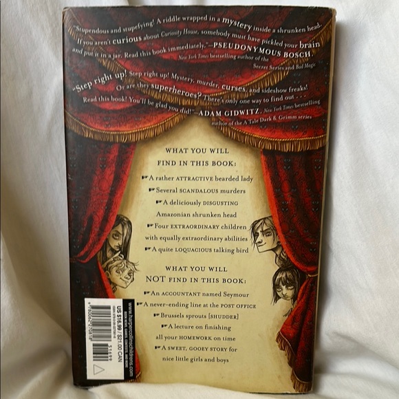 “Curiosity House: The Shrunken Head Book” by Lauren Oliver and H.C. Chester - Picture 3 of 7